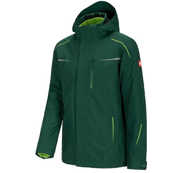 Main view, Gardening / Forestry / Farming, 3 in 1 functional jacket e.s.motion 2020, men's, green/seagreen