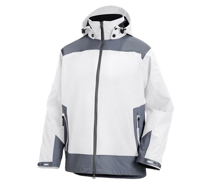 Main view, Winter Jackets, e.s. 3 in 1 functional jacket, men, white/grey