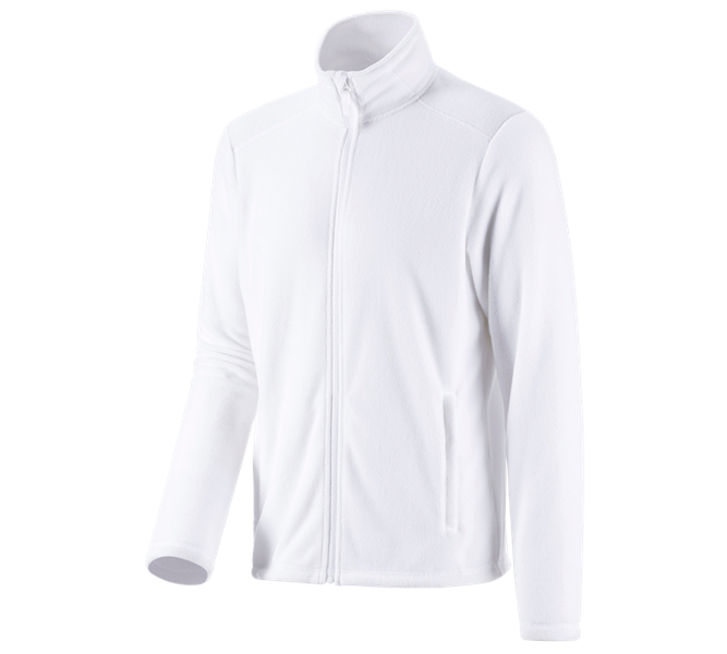 Main view, Clothing, e.s. Fleece jacket CI, white