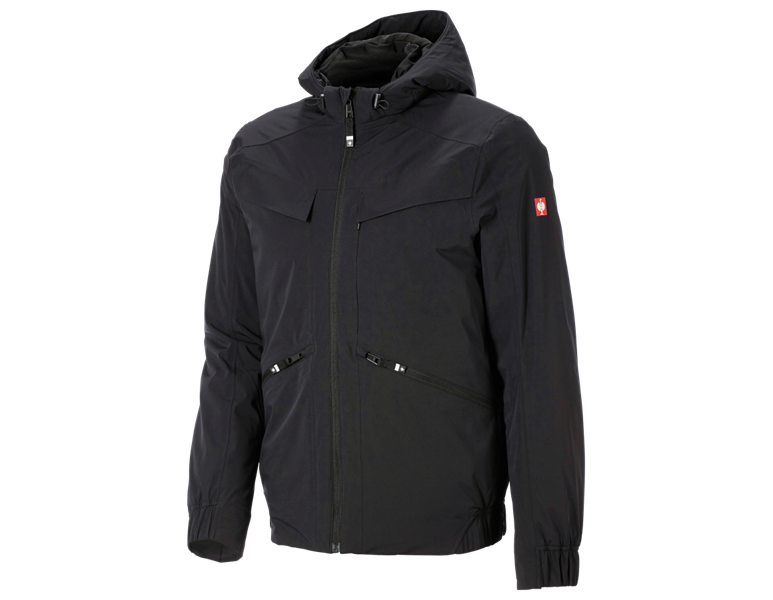 Main view, e.s.ambition, Winter jacket e.s.ambition, black