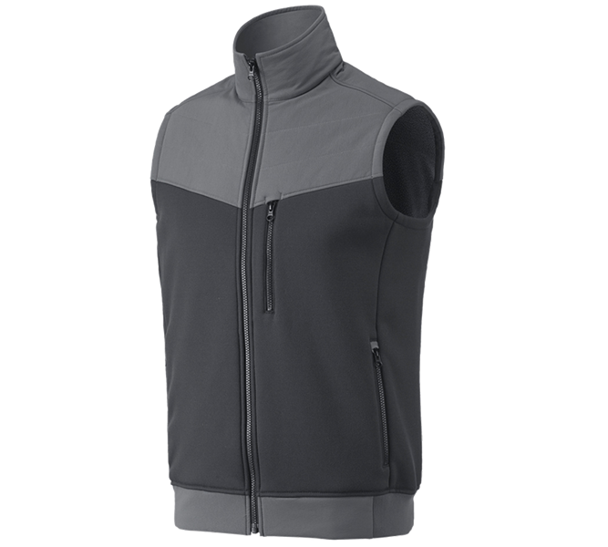 Main view, e.s.dynashield, Bodywarmer thermaflor e.s.dynashield, graphite/cement