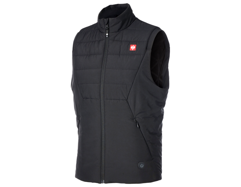 Main view, e.s.ambition, Heated bodywarmer e.s.ambition, black
