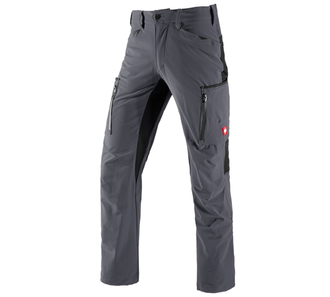 Hovedvisning, Beklædning, Cargobukser e.s.vision stretch, herrer, grå/sort