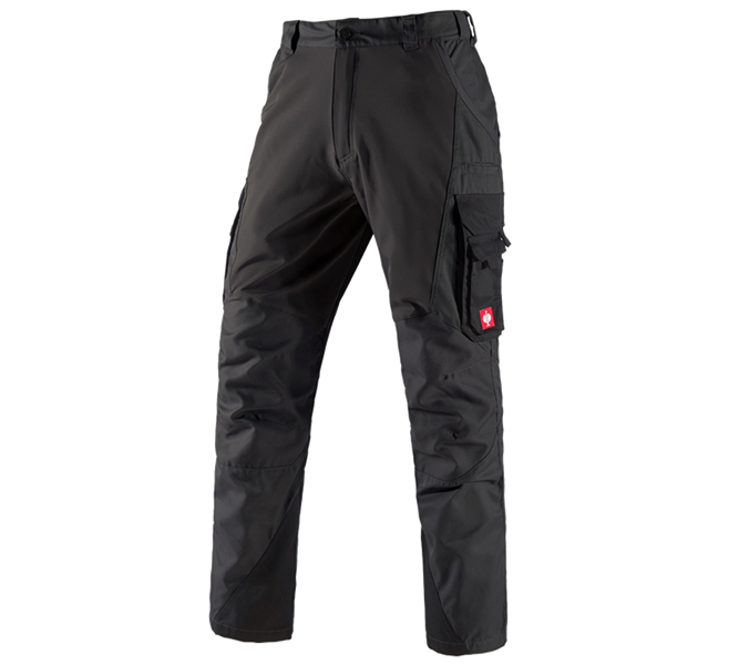 Main view, Clothing, Cargo trousers e.s. comfort, black