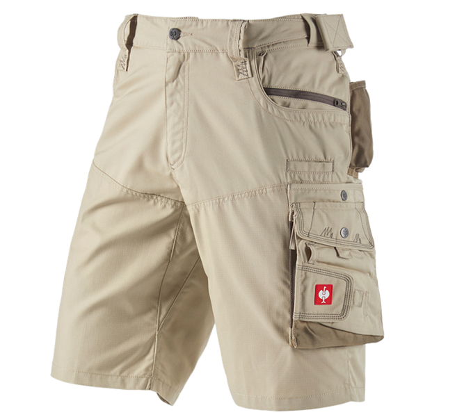 Hovedvisning, Shorts | 3/4 Bukser, Shorts e.s.motion sommer, sand/kaki/sten