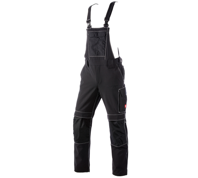 Main view, Clothing, Functional bib & brace e.s.dynashield, black