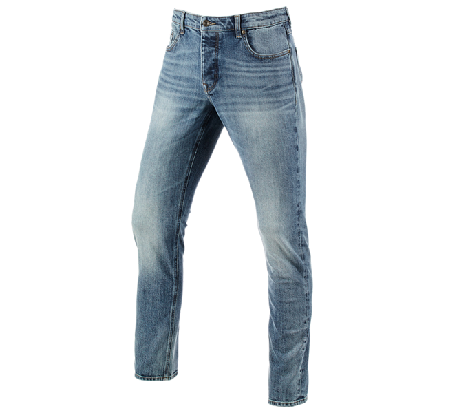 Main view, Clothing, e.s. 5-pocket stretch jeans, slim, stonewashed