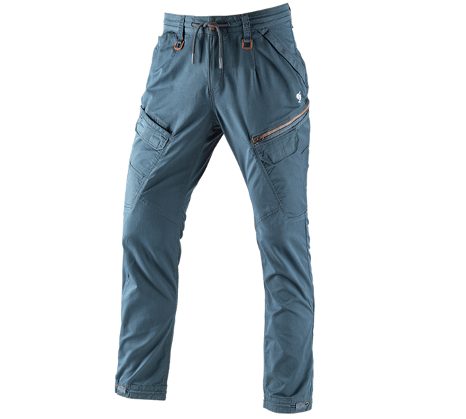 Main view, Work Trousers, Cargo trousers e.s. ventura vintage, ironblue