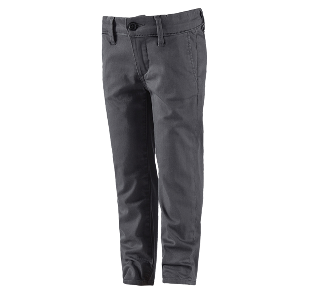 Main view, Clothing, e.s. Chino, children's, anthracite