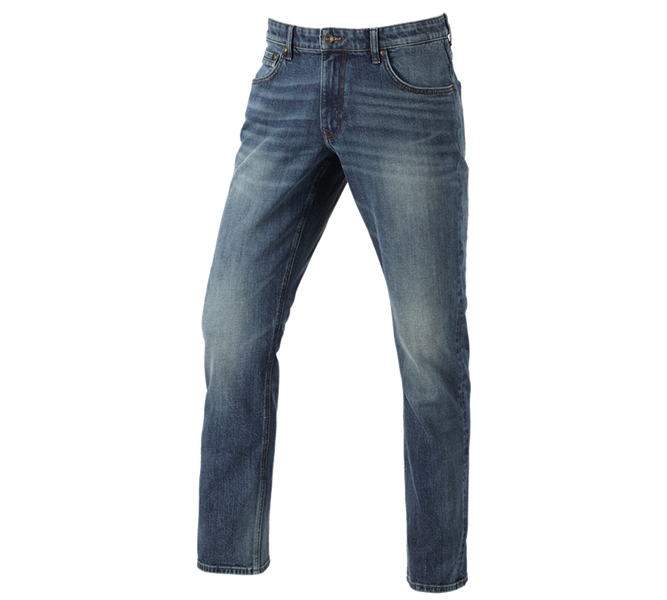 Main view, Clothing, e.s. 5-pocket stretch jeans with ruler pocket, mediumwashed