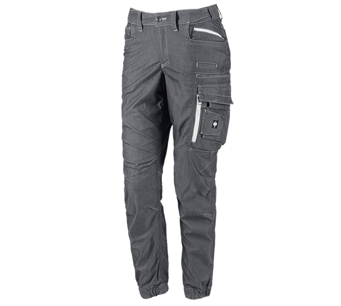 Main view, Work Trousers, Cargo trousers e.s.motion ten summer, ladies', oxidblack