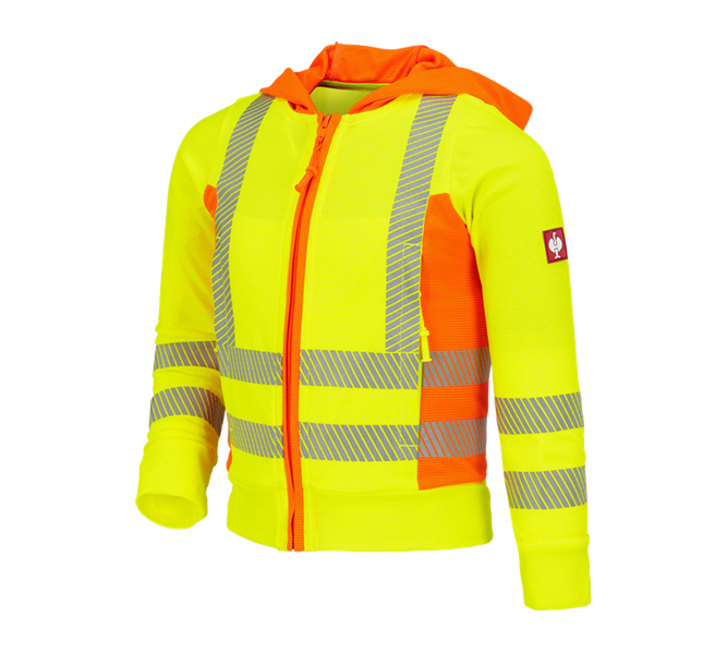 Main view, Clothing, High-vis functio. hooded jacket e.s.motion2020, c., high-vis yellow/high-vis orange