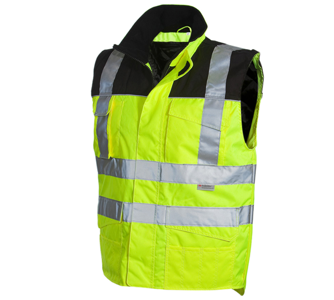 Main view, Clothing, High-vis bodywarmer e.s.image, high-vis yellow