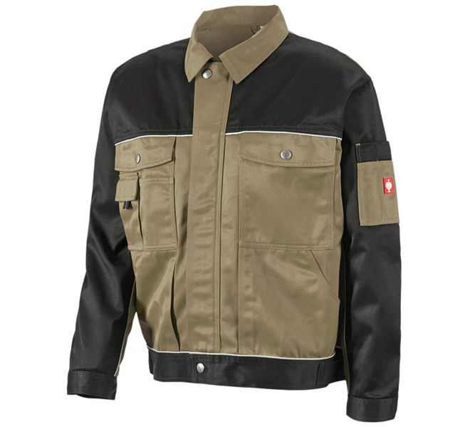 Main view, Clothing, Work jacket e.s.image, khaki/black