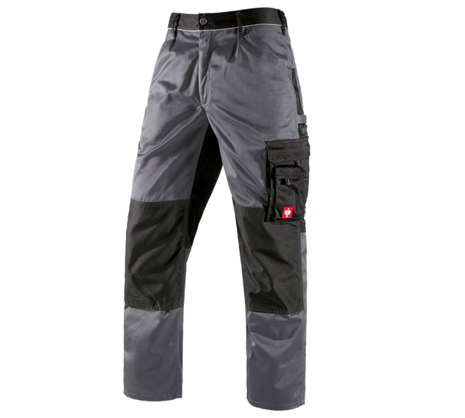 Main view, Work Trousers, Trousers e.s.image, grey/black