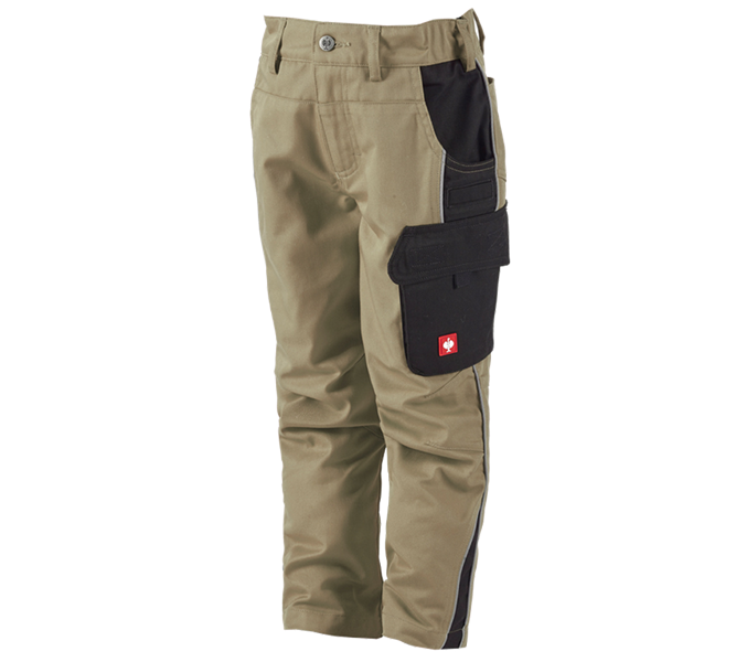 Main view, Kids, Children's trousers e.s.active, khaki/black