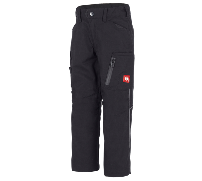 Main view, Clothing, Winter trousers e.s.vision, children's, black