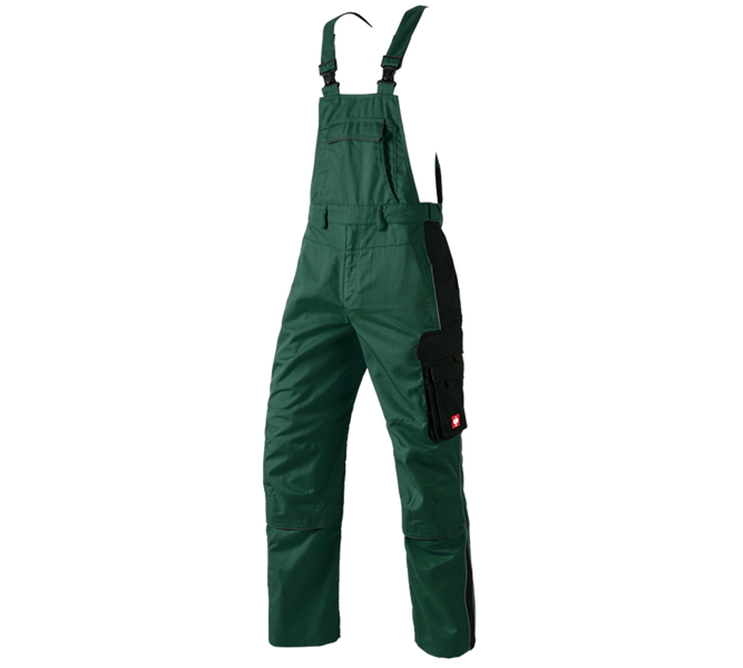 Main view, Gardening / Forestry / Farming, Bib & Brace e.s.active, green/black