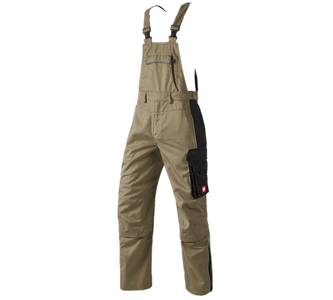 Main view, Joiners / Carpenters, Bib & Brace e.s.active, khaki/black