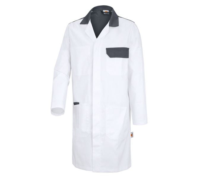 Main view, Healthcare Coats | Work Coats, STONEKIT Work Coat Odense, white/grey
