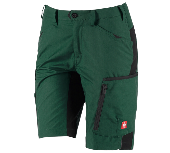 Main view, Shorts | 3/4 Shorts, Shorts e.s.vision, ladies', green/black