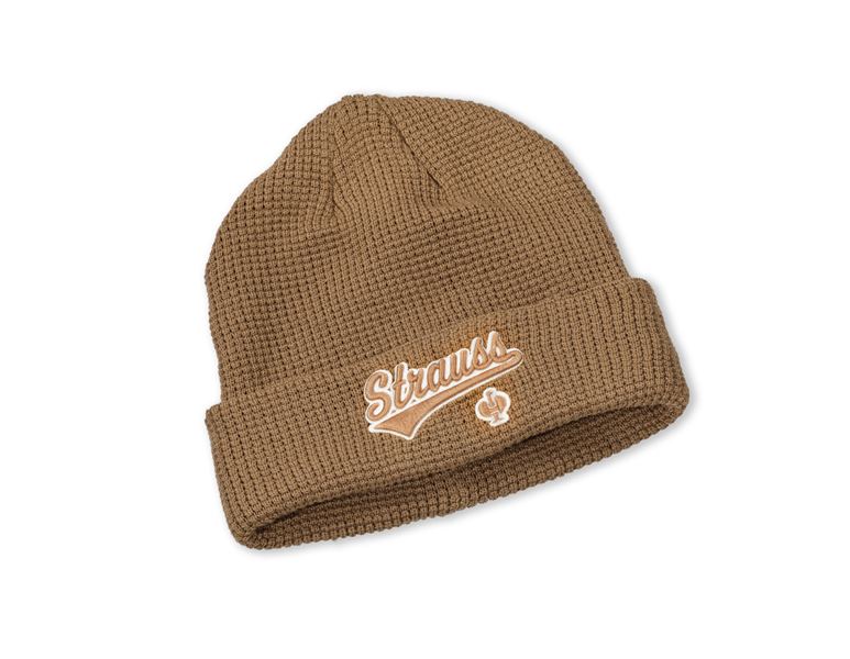 Main view, Beanies, Knitted hat e.s.e:pic, almondbrown