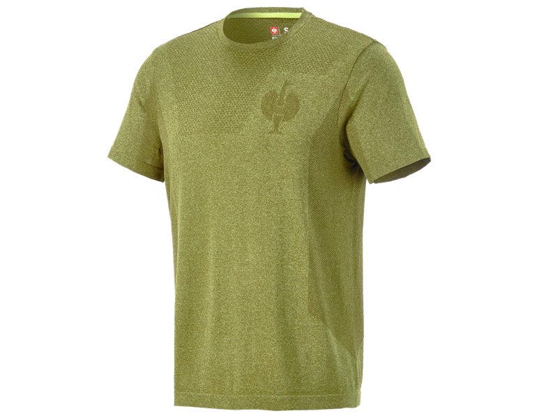 Main view, Topics, T-Shirt seamless e.s.trail, junipergreen melange