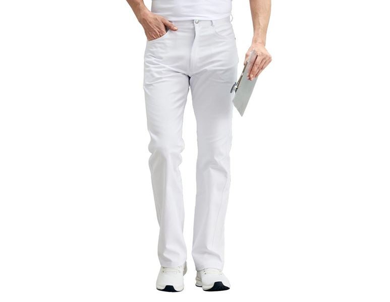 Main view, Clothing, Work Jeans Daniel, white