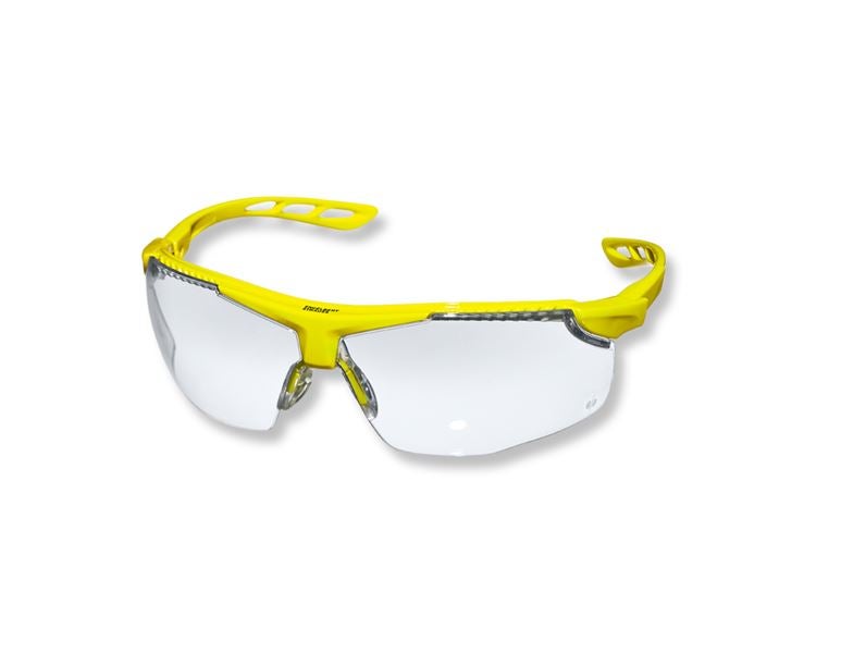 Main view, Eye Protectors, e.s. Safety glasses Loneos, high-vis yellow