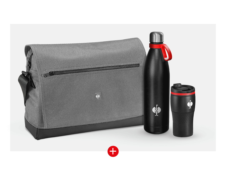 Hovedvisning, Større gaver, Messenger Bag e.s.motion ten gavesæt, granit