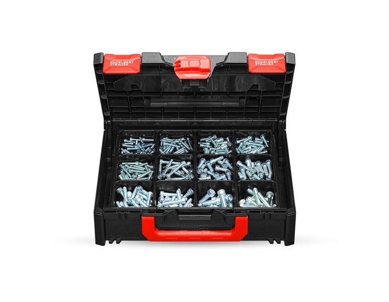 Main view, Attachment equipment, Cylinder screws assortment ISO4762 STRAUSSbox midi