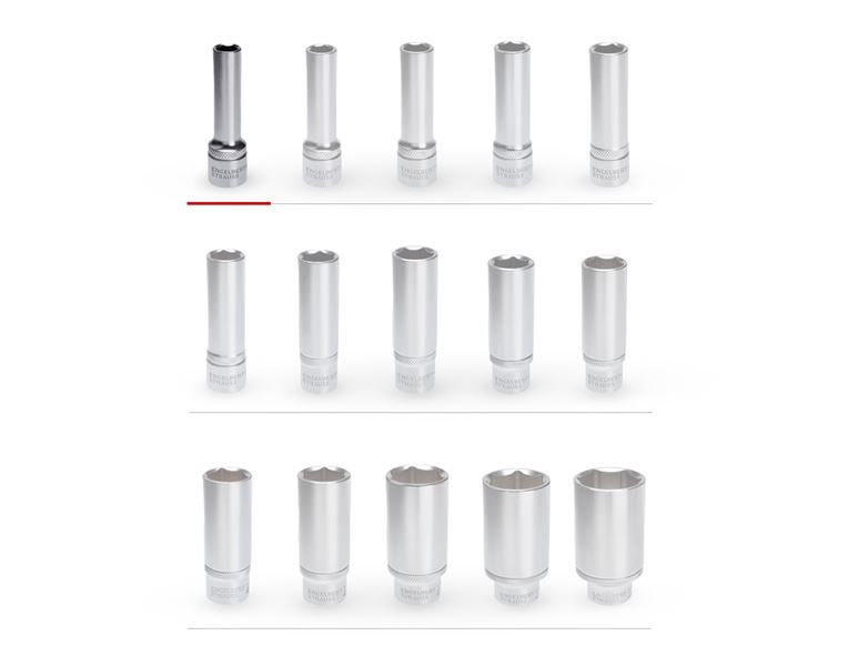 Main view, Socket wrench, e.s. Socket wrench insert 1/2 hex, long