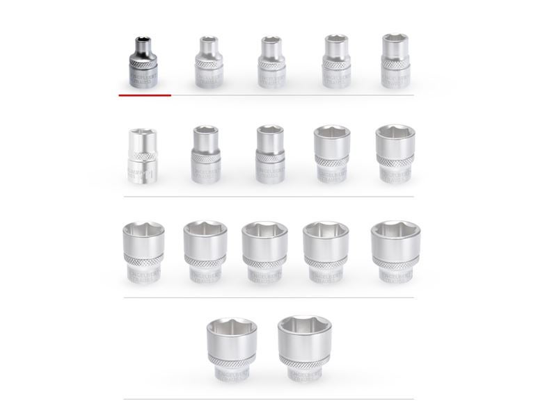 Main view, Socket wrench, e.s. Socket wrench insert 3/8 hex