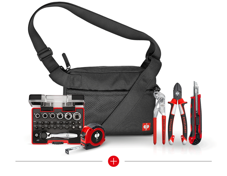 Main view, Combo-Sets, Cross-body bag e.s.ambition tool set
