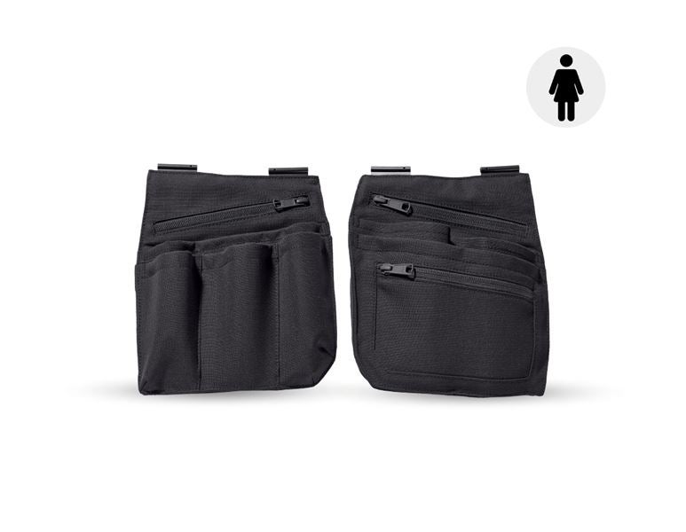 Main view, Clothing, Tool bags e.s.concrete solid, ladies', black