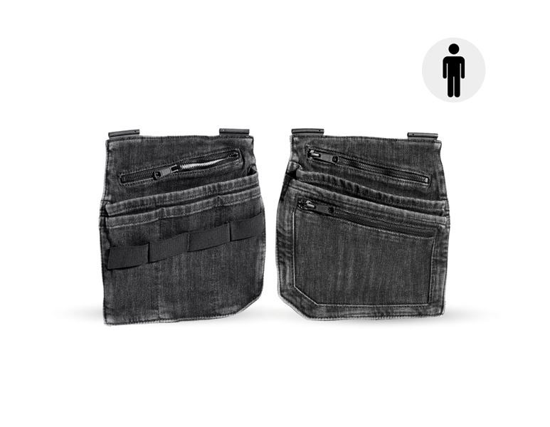 Main view, e.s.concrete, Denim tool bags e.s.concrete, blackwashed