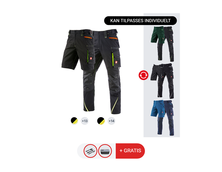 HERRESÆT:bukser med linning+shorts e.s.motion 2020