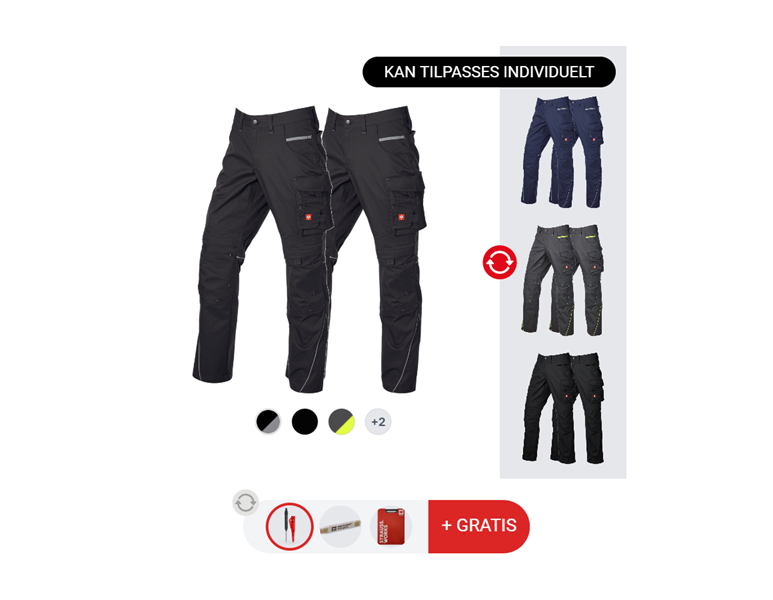 HERRESÆT: 2X Bukser e.s.line.core