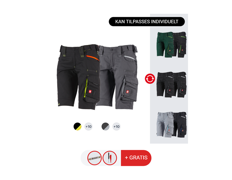 DAMESÆT: 2x Shorts e.s.motion 2020