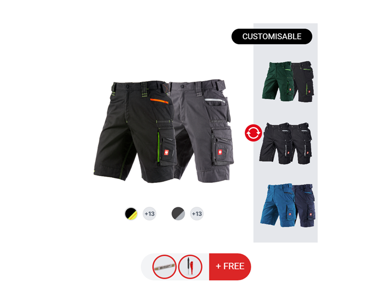 MEN’S SET: 2x Shorts e.s.motion 2020