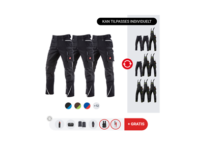 HERRESÆT: 3x bukser e.s.motion 2020 + 2x ekstra