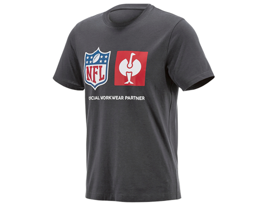 Main view, NFL T-Shirt cotton, carbongrey