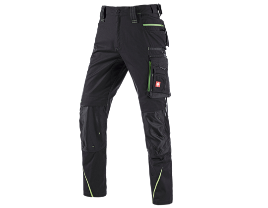 Hovedvisning, Bukser e.s.​motion 2020, sort/havgrøn