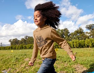 Visning 3, Hoody-Sweatshirt e.s.​iconic works, børne­, mandelbrun