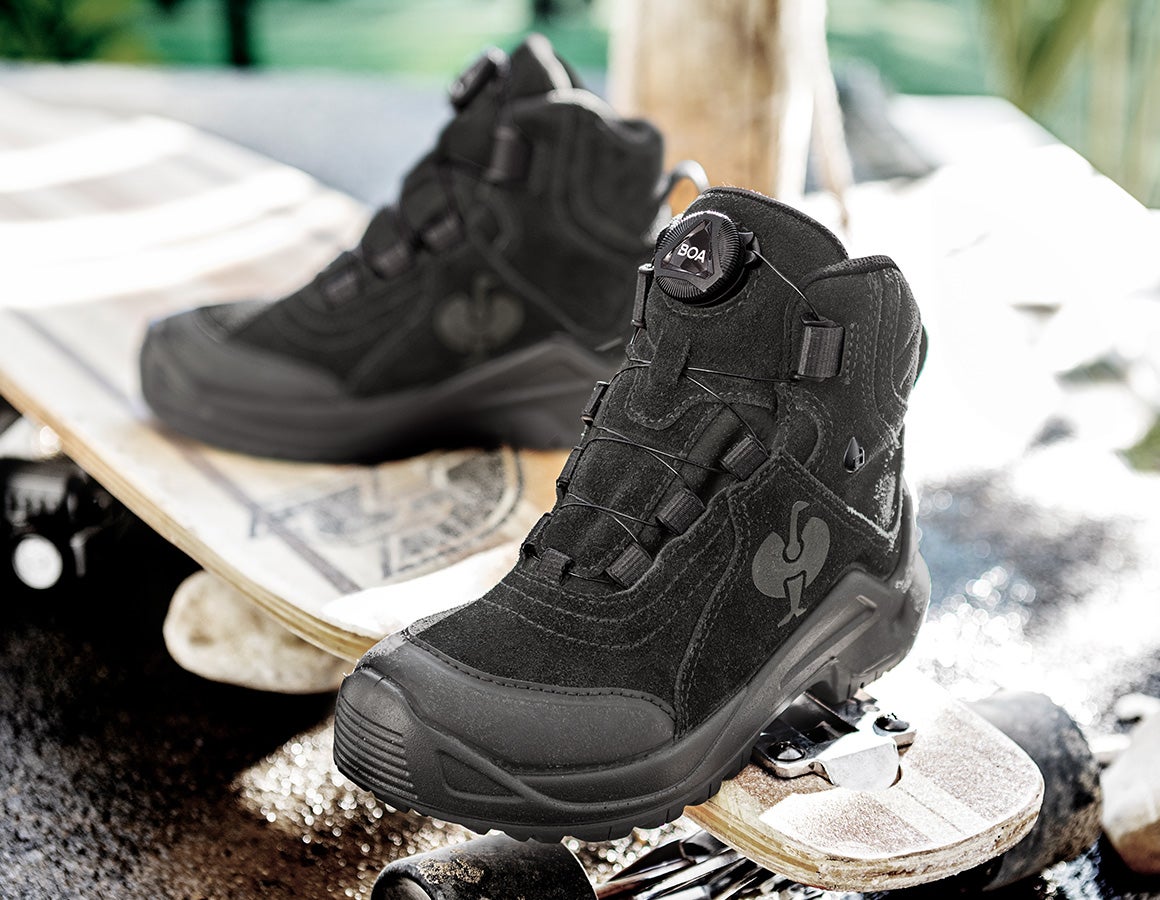 Allround shoes e.s. Apate II mid, children's black | Strauss