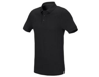 e.s. Pique-Polo cotton stretch, slim fit