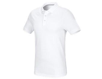 e.s. Pique-Polo cotton stretch, slim fit