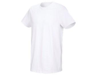 e.s. T-shirt cotton stretch, long fit