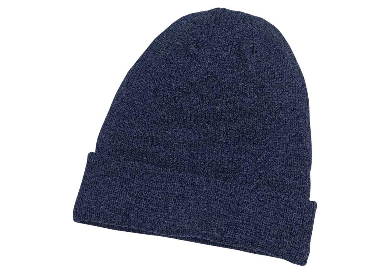 Accessories: Knitted hat Jan Thinsulate + navy blue