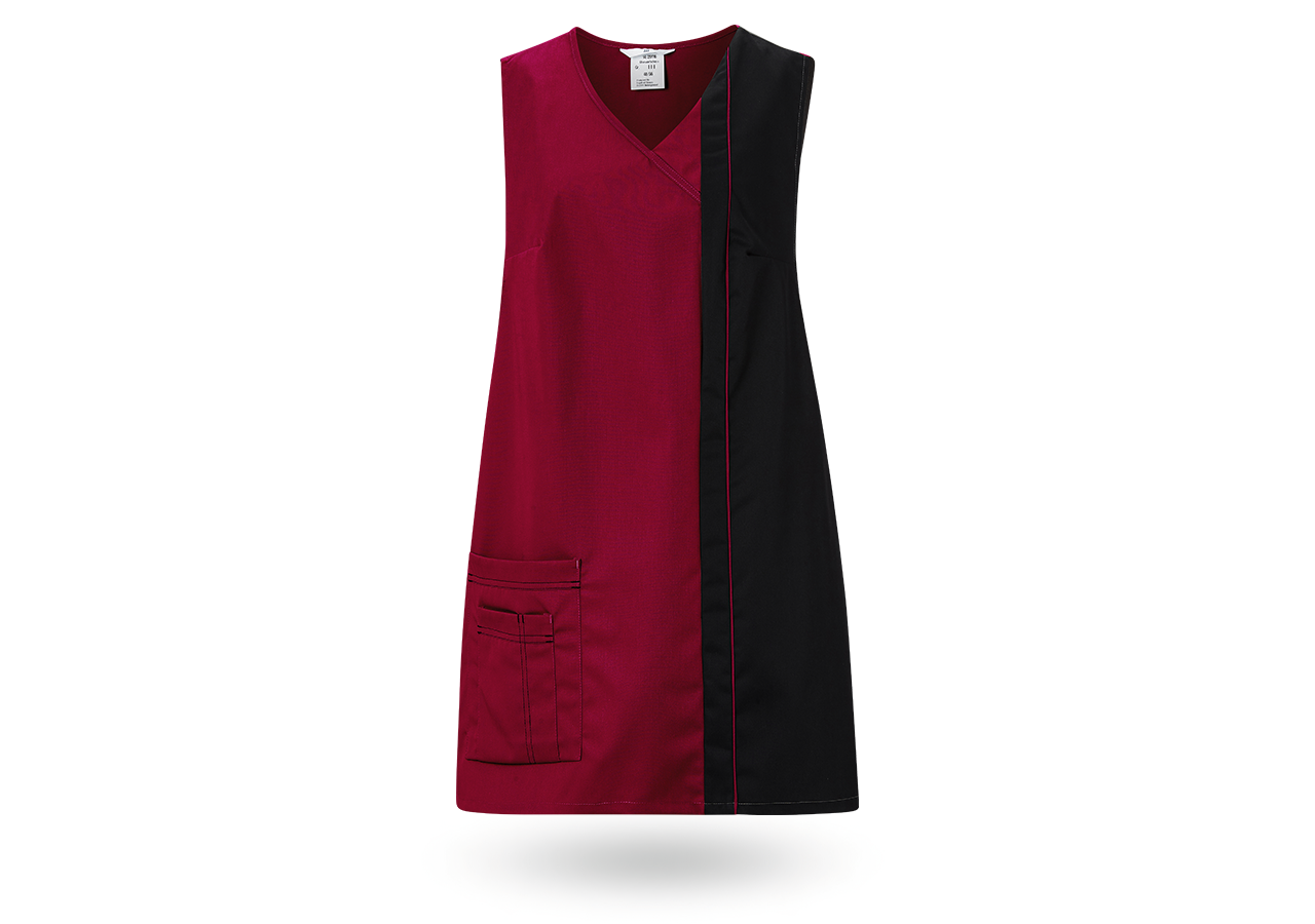 Aprons: Tabard Franziska + bordeaux/black